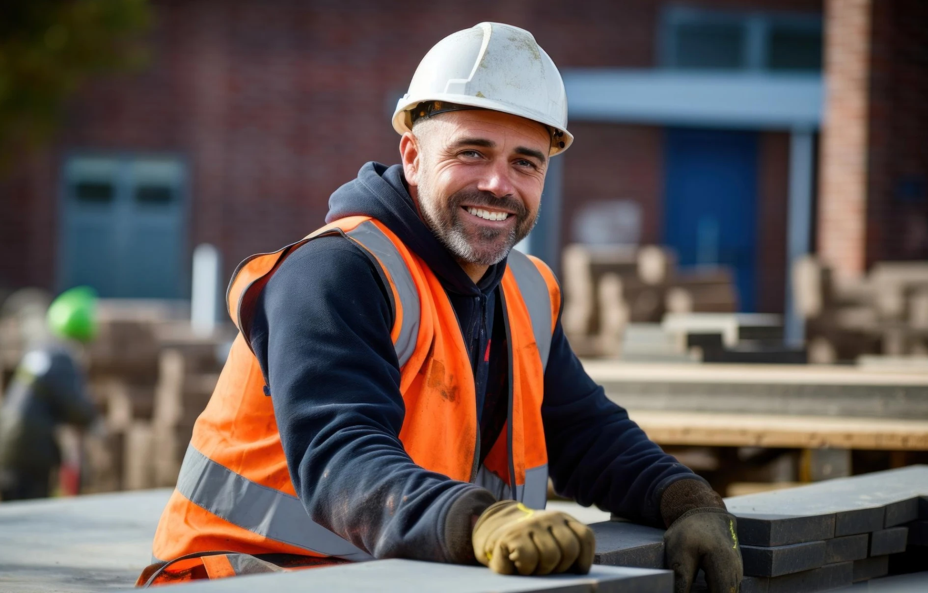 Expert en bâtiment en intervention sur un chantier